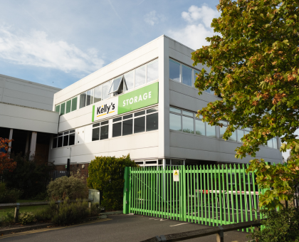 Picture of Kelly's Storage secure document management warehouse where they are a certified B Corporation