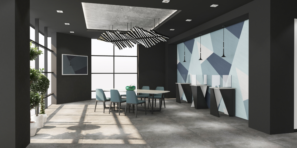 Picture of a well organised office after using document storage